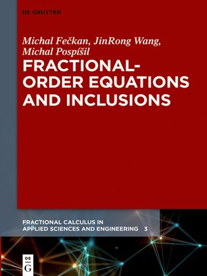 cover image of Fractional-Order Equations and Inclusions